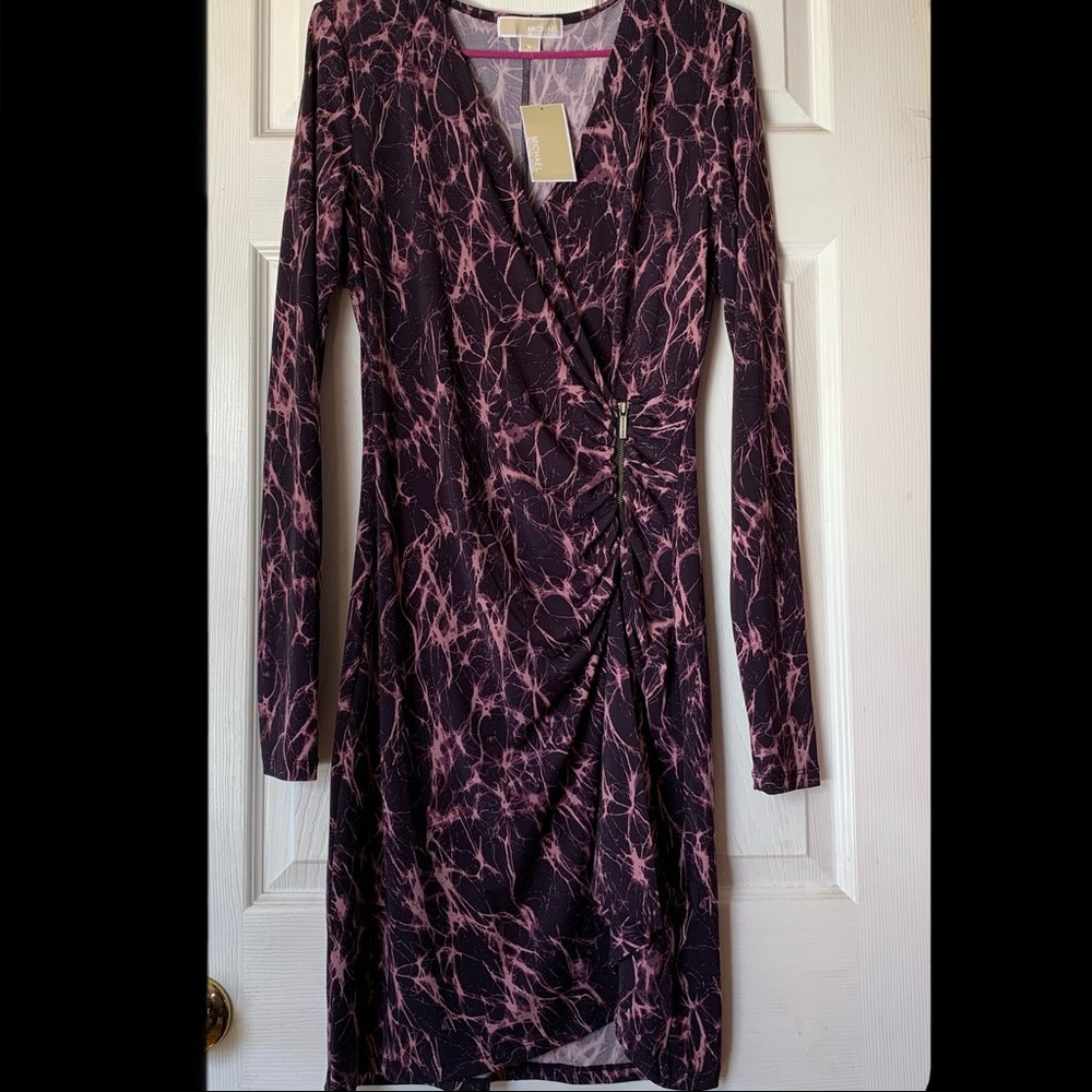 Michael Michael Kors NWT wrap style purples dress